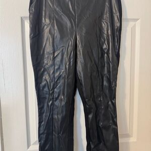 Bar III Black Faux Leather Men’s Pants